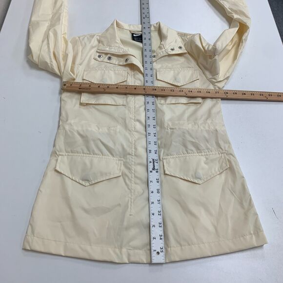 Nike Sportswear M65 Woven Jacket Womens XS Coconut Milk/Sesame Snap Button Zip - Picture 9 of 16